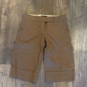 Copper colored bermuda style BCBG shorts